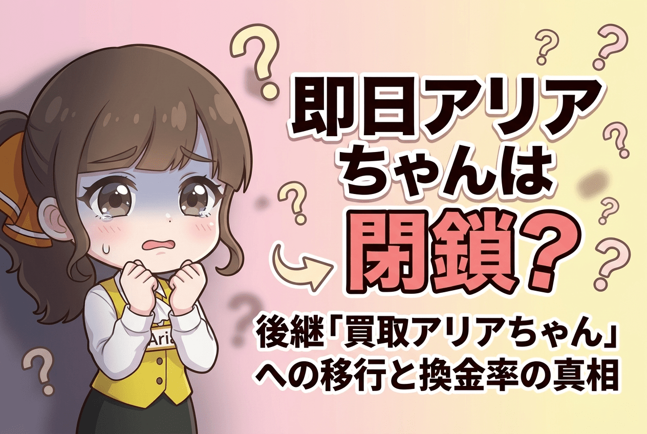 即日アリアちゃん徹底解説 - クレジットカード・後払いアプリ現金化